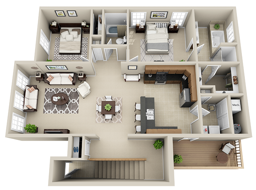 planos apartamento el socio inmobiliario